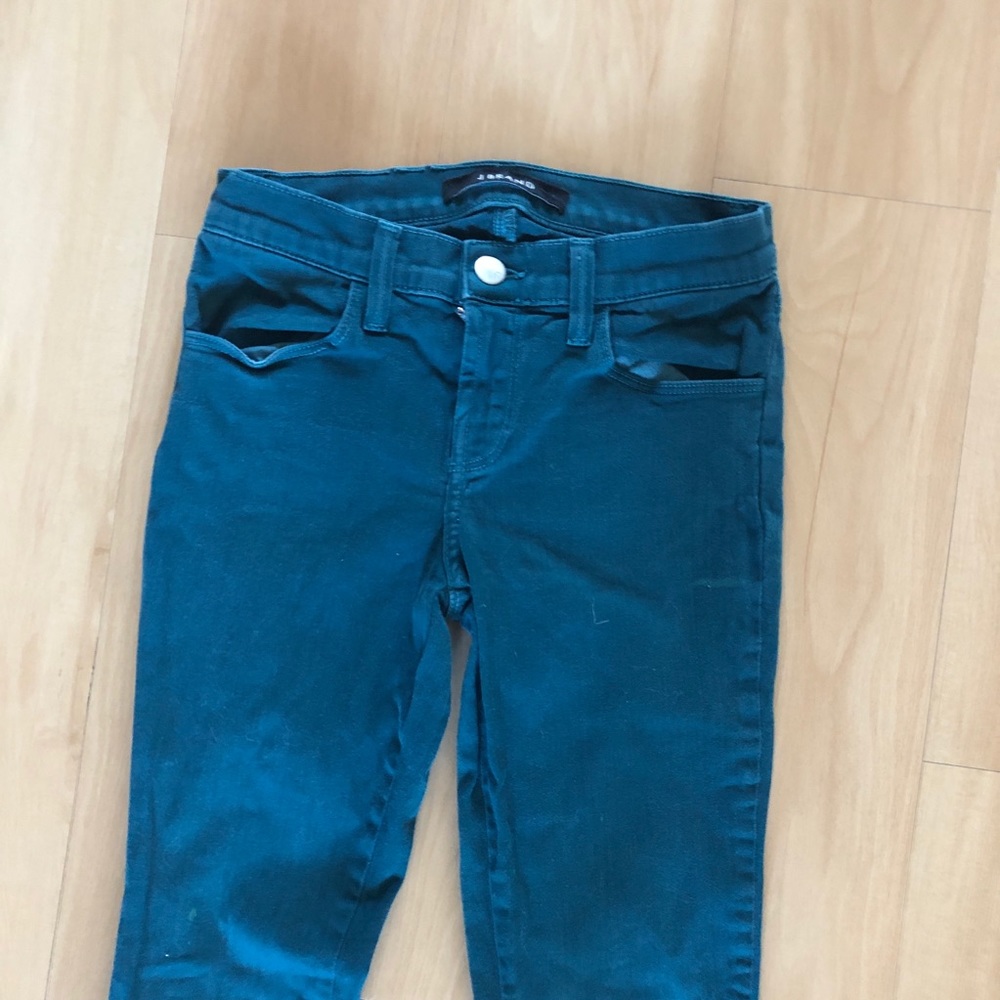 J Brand Blue/Green Skinny Jeans
